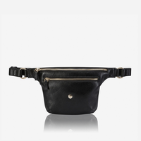 Leather Waist Bag | Black