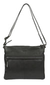 Cowhide & Leather Square Crossbody Bag | 6541