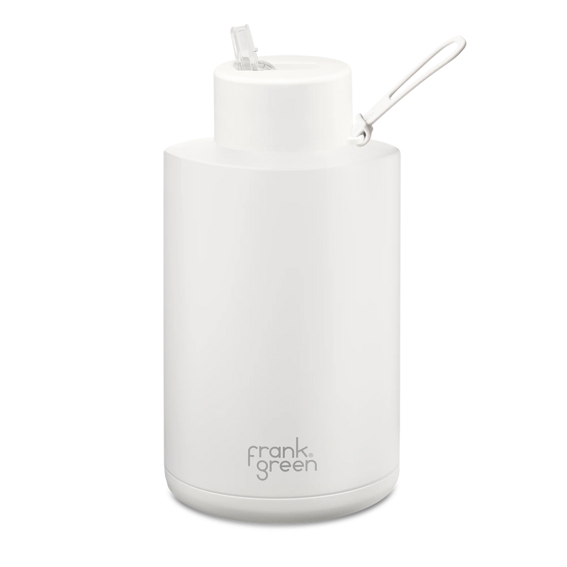 Ceramic Reusable Bottle Straw Lid | 68oz | 2 Litre