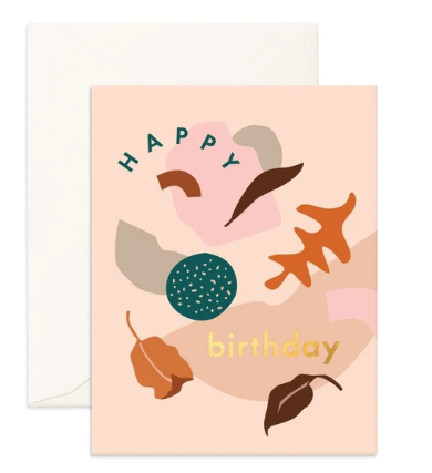 Birthday Shape Party Greeting Card
