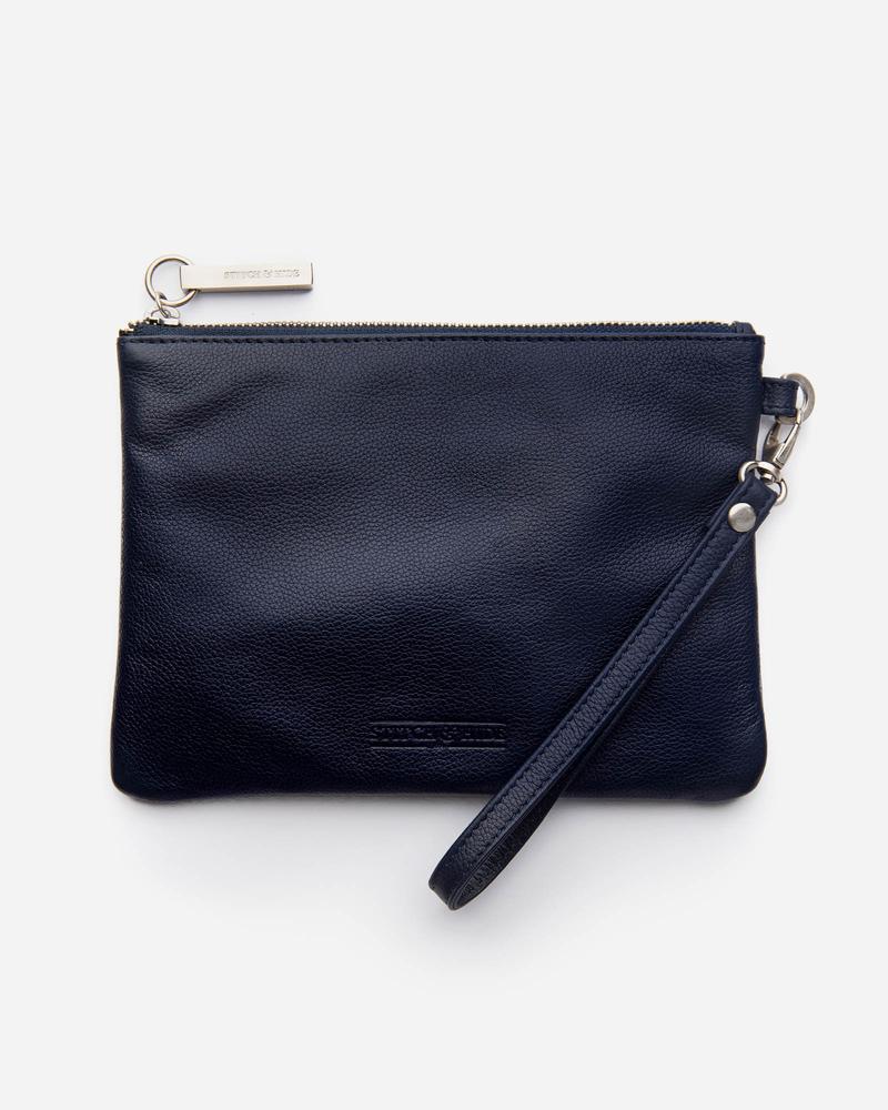Cassie Leather Clutch