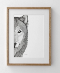 Willow the Wolf Dot Print