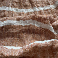 Bella Box Top | Rust & White Stripes