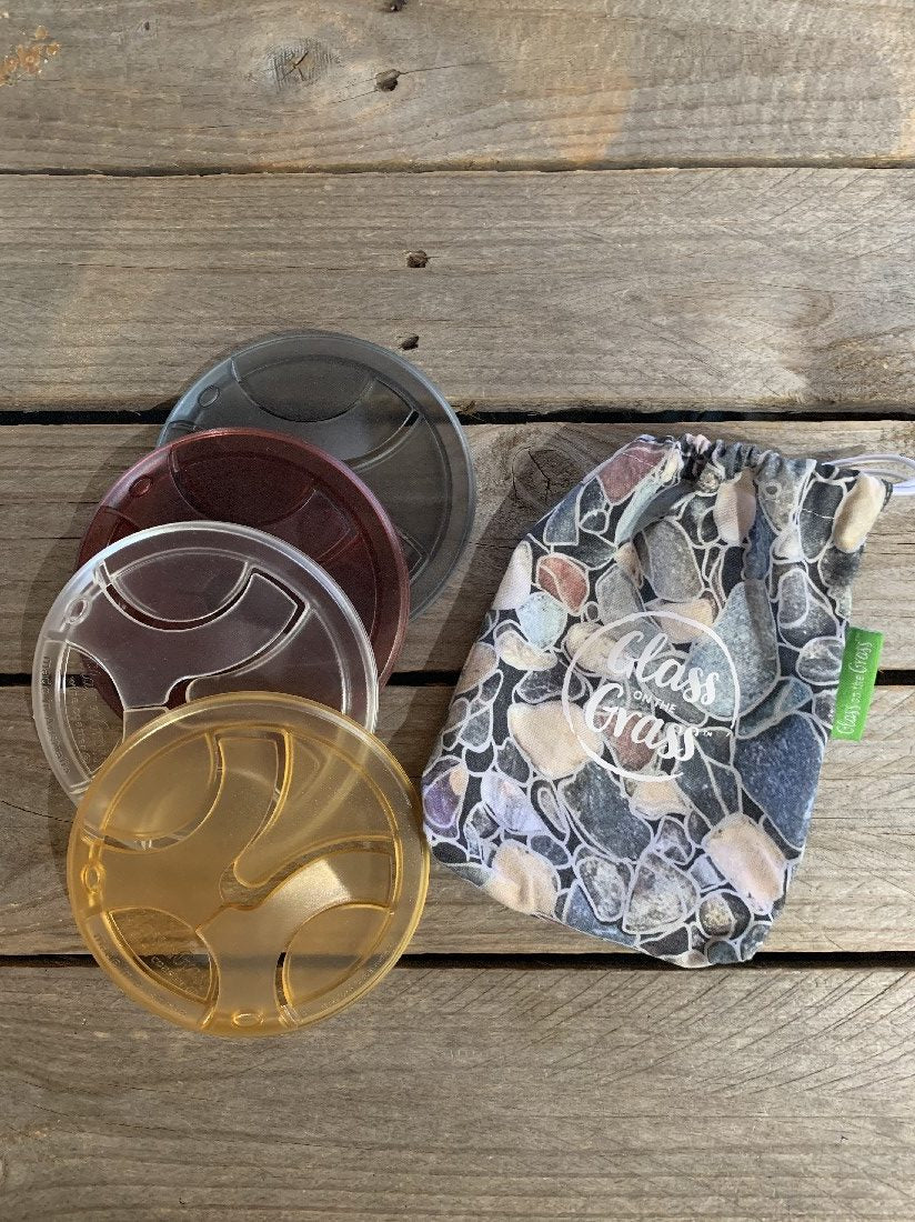 Wine Glass Coaster Holder | Resin 4 Pack