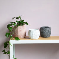 Hera Planter | White Terrazzo