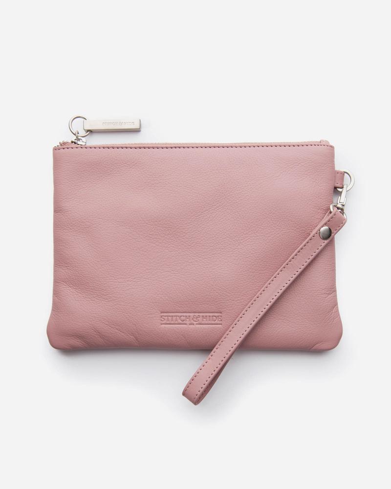 Cassie Leather Clutch