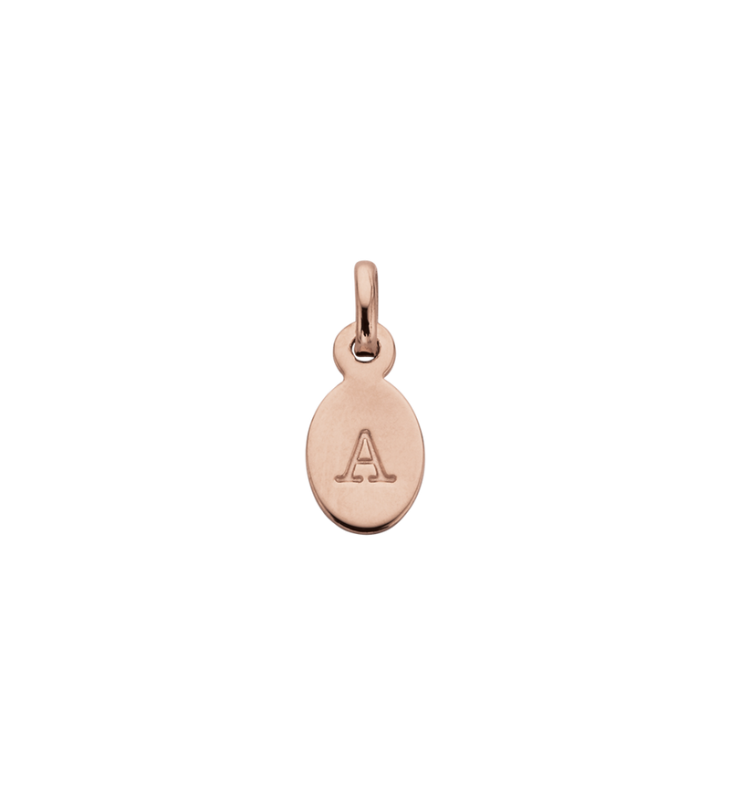 Outline Initial A-Z | 18K Rose Gold Vermeil