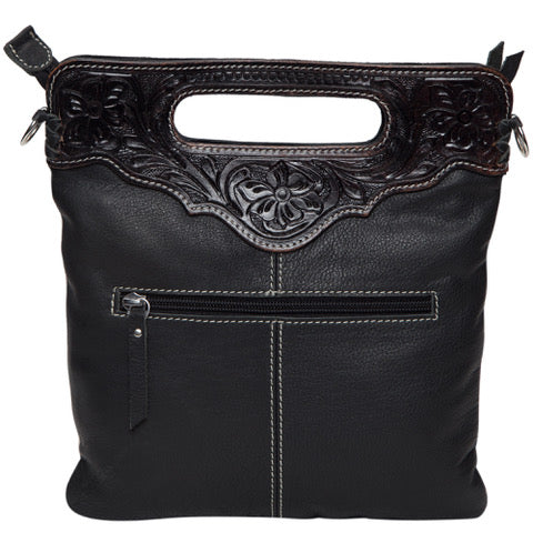 Cali Cowhide Sling Bag with Tooling