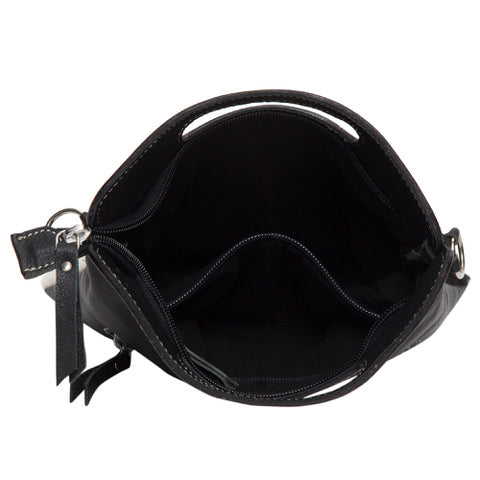 Cali Cowhide Sling Bag with Tooling