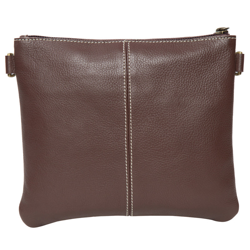 Costa Rica Cowhide Clutch Bag with Tooling