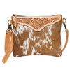 Costa Rica Cowhide Clutch Bag with Tooling