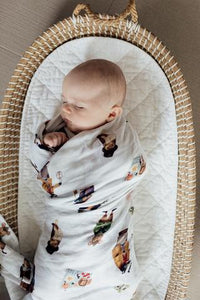 Friends Of The Forest Swaddle | Cotton Muslin