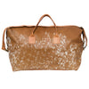 America Cowhide Duffle Overnight Bag