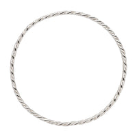 Curb Silver Bangle