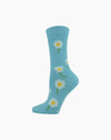 Daisy Navy or Tiffany Blue | Women's Bamboo Socks