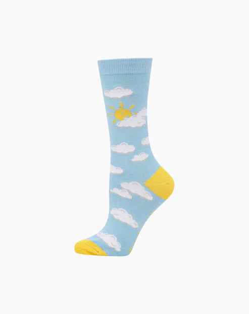 Head In Clouds | Womens Bamboo Sock