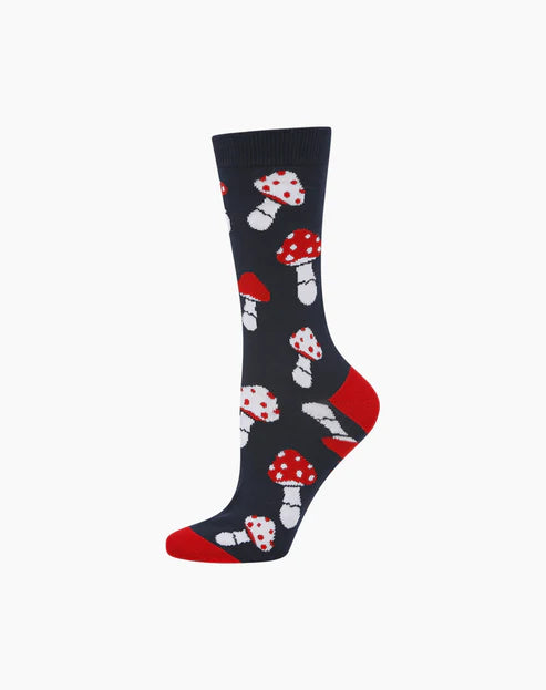 Shrooms | Womens Bamboo Sock