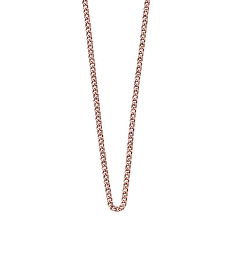 Bespoke Curb Chain | 18K Rose Gold Vermeil