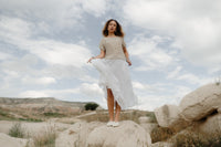 Carina Linen Box Top | Natural