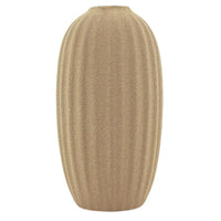 Grooved Bud Ceramic Vase