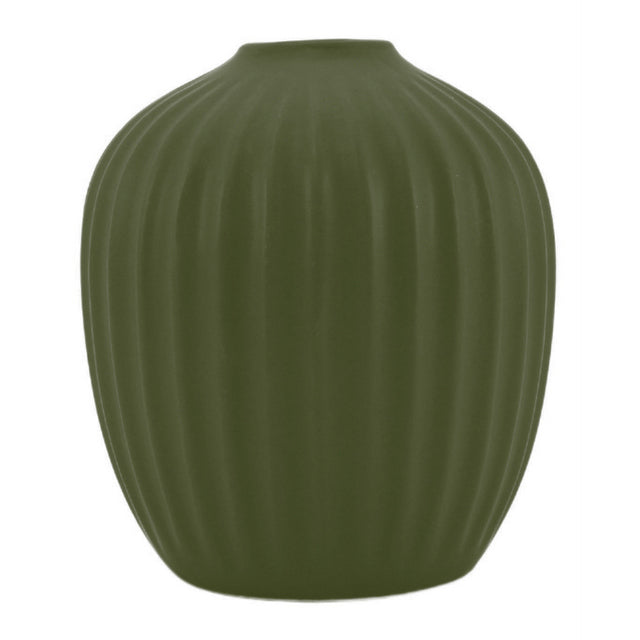 Grooved Bud Ceramic Vase