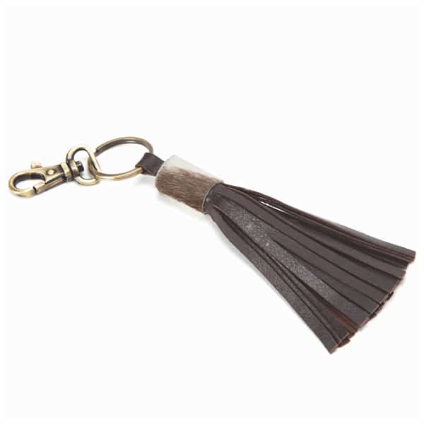 Tassel Cow Leather Keyring | Bali