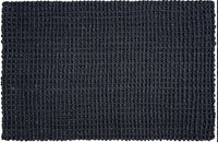 Charcoal Jute Boucle Indoor Rug | Latex Backed