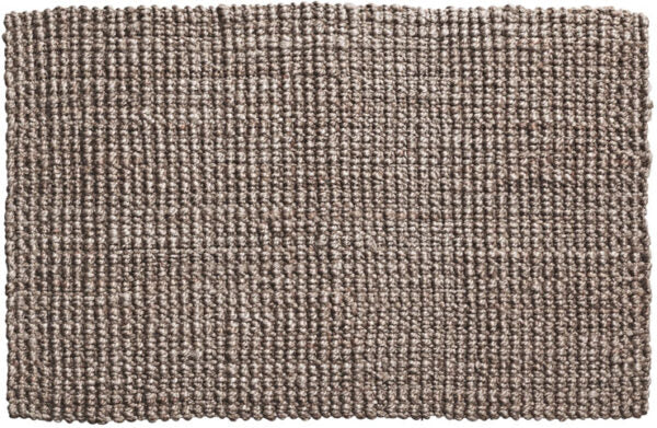 Natural Jute Boucle Silver Indoor Rug | Latex Backed