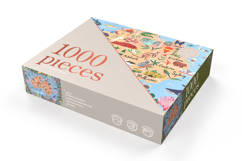 Australia Edition 1000 Piece Puzzle | Miranda Sofroniou