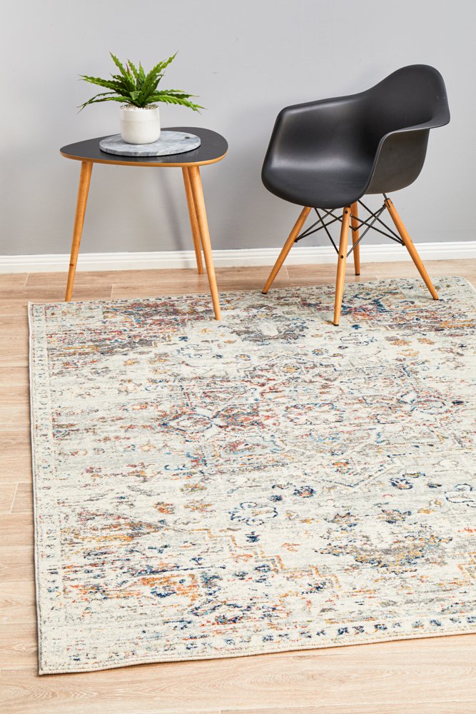 Century 911 Silver Multi Coloured Floor Rug