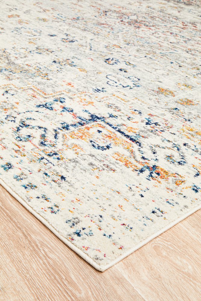 Century 911 Silver Multi Coloured Floor Rug