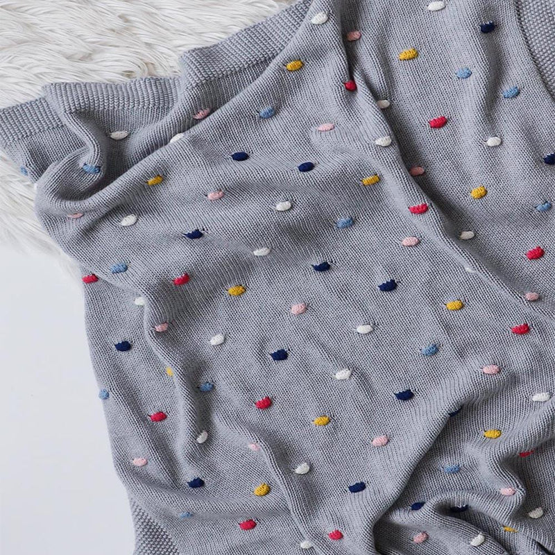 Confetti Baby Blanket | Cotton Knit