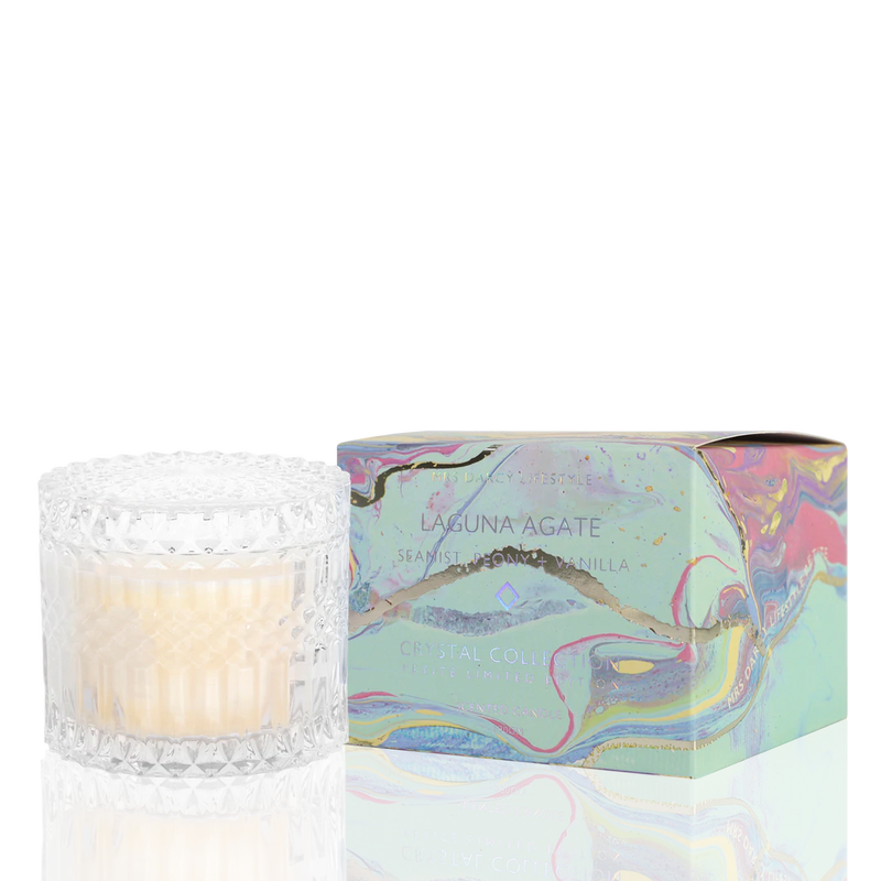 Candle Laguna Agate | Sea Mist, Peony + Vanilla (Petite)