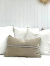 Angaston Handloomed Linen Cushion Blue Stripe | 40x60cm