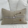 Angaston Handloomed Linen Cushion Blue Stripe | 40x60cm