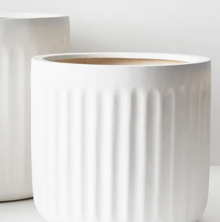 Pleat Round Pots