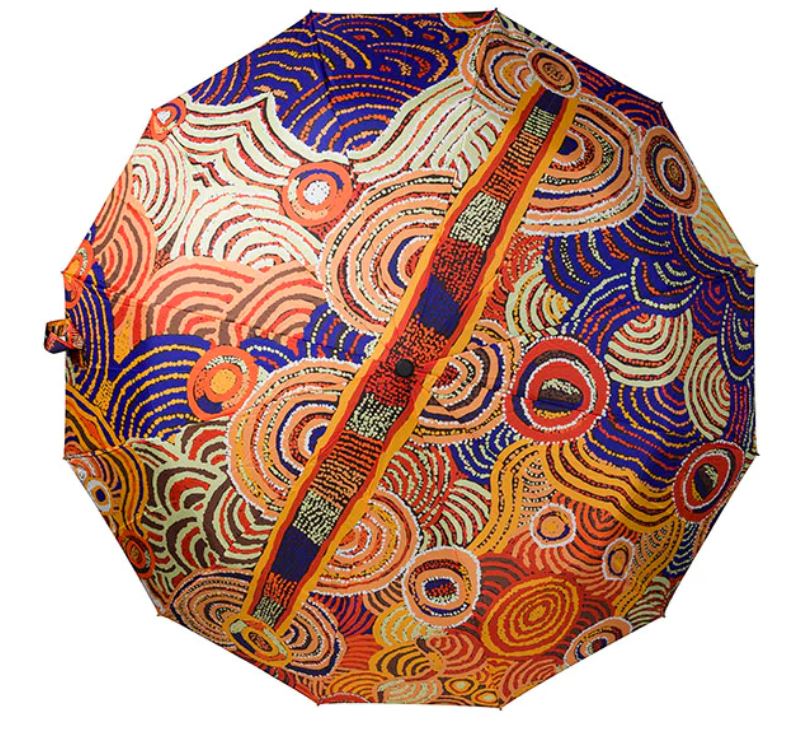 Aboriginal Artist Designed Fold Up Umbrella