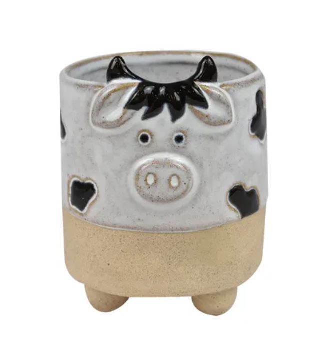 Clancy Cow Planter Small