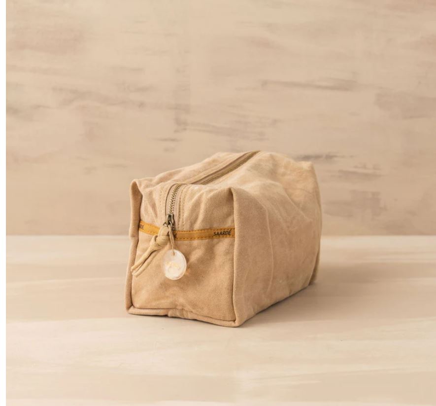 Journey Cotton Canvas Toiletry Bags