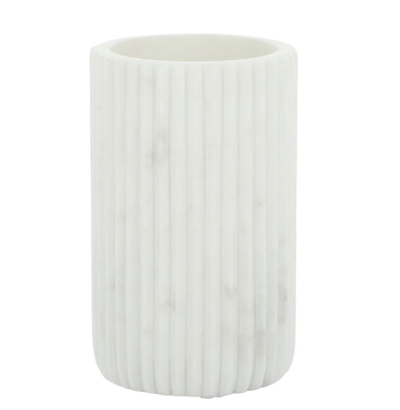 Mara Marble Utensil Holder | Salad Servers