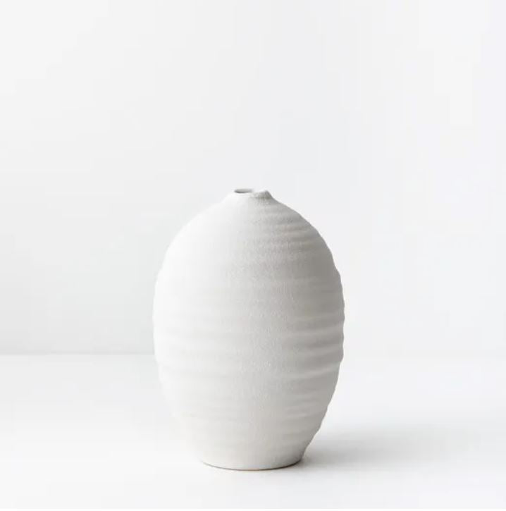 Nysa Vase | White