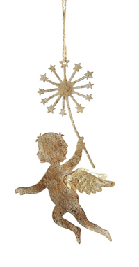 Angel Boy | Gold | Hanging Decoration