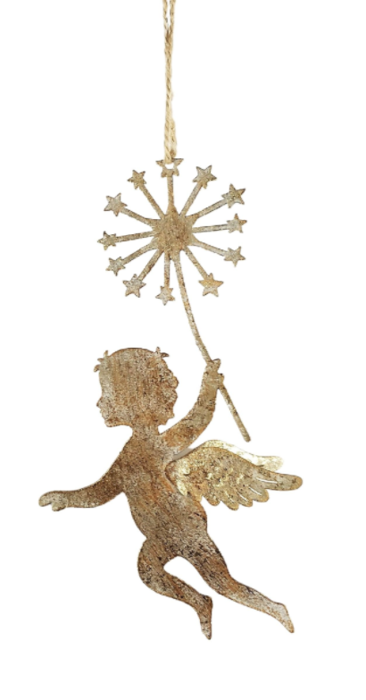 Angel Boy | Gold | Hanging Decoration
