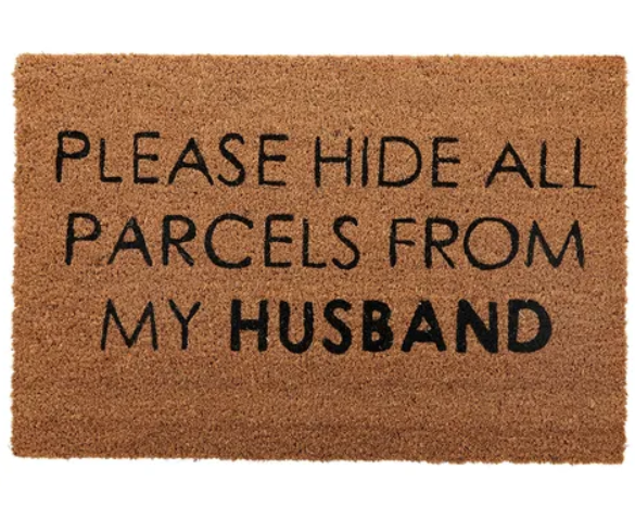 Hide From Husband | Doormat | 40x60cm