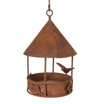 Bird Feeder House Rust