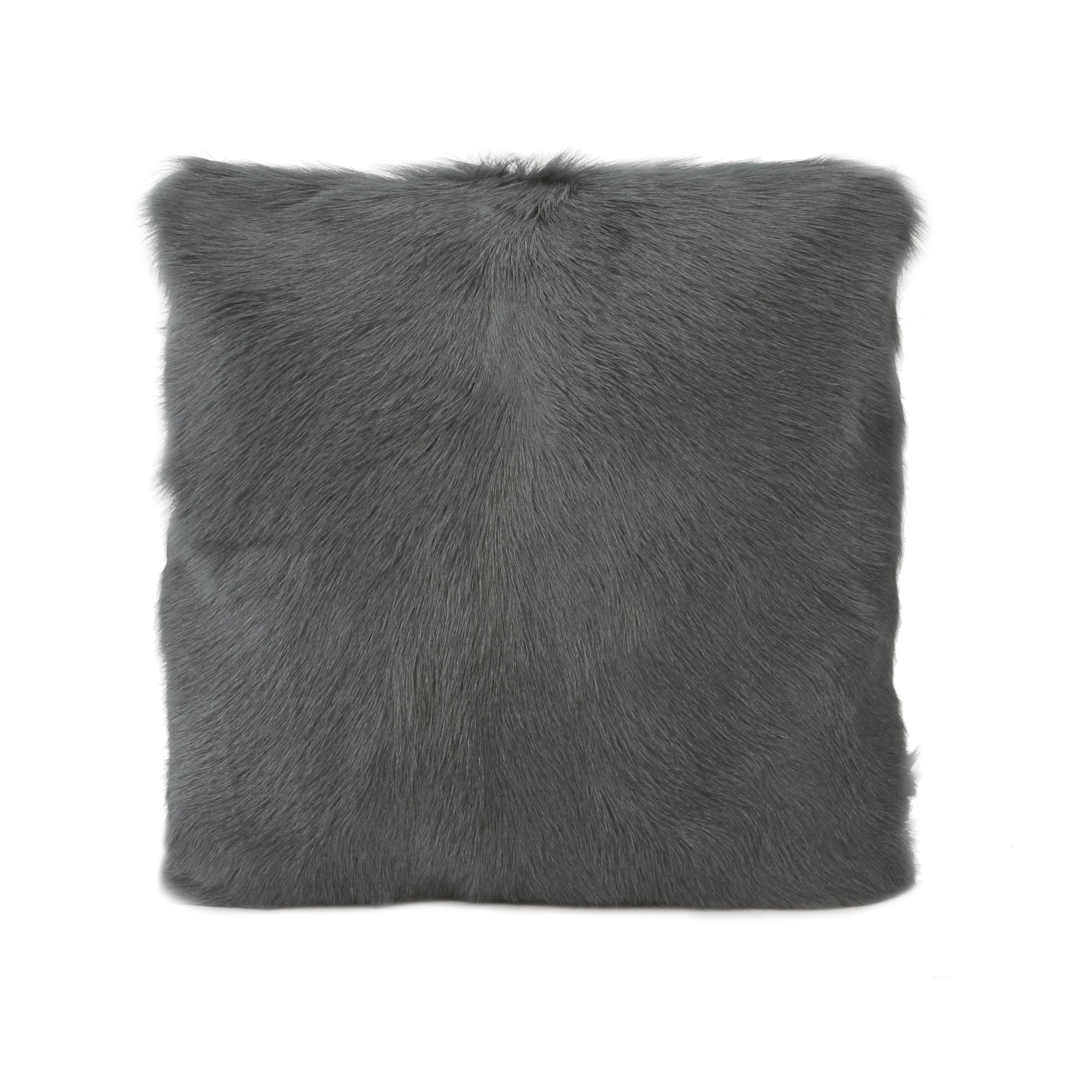 Goat Fur Cushions | Dark Grey | 50 x 50cm