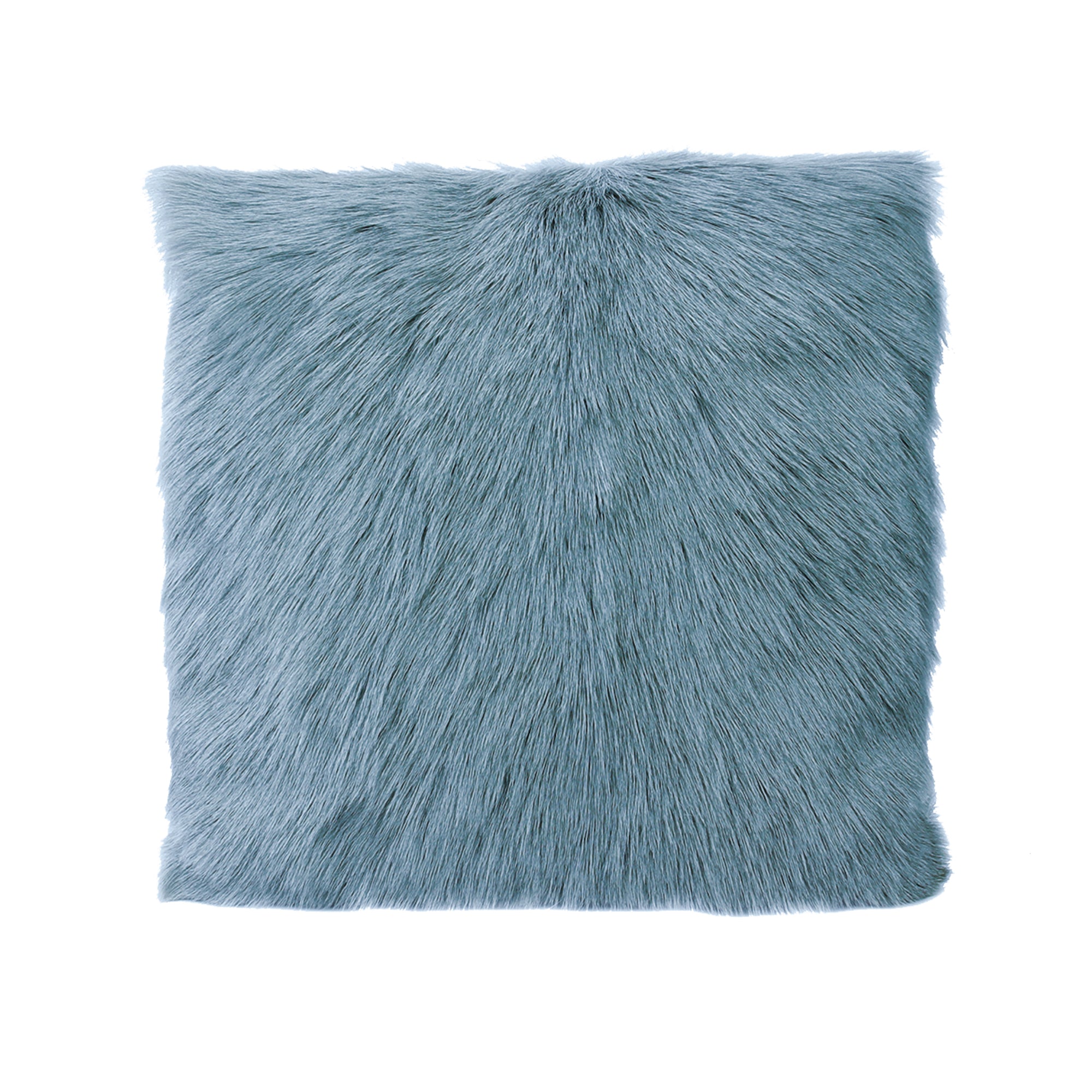 Goat Fur Cushions | Smoke Blue | 50 x 50cm