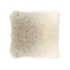 Tibetan Fur Cushions | Ivory Grey Ombre | Assorted Sizes