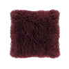 Tibetan Fur Cushions | Plum | Assorted Sizes