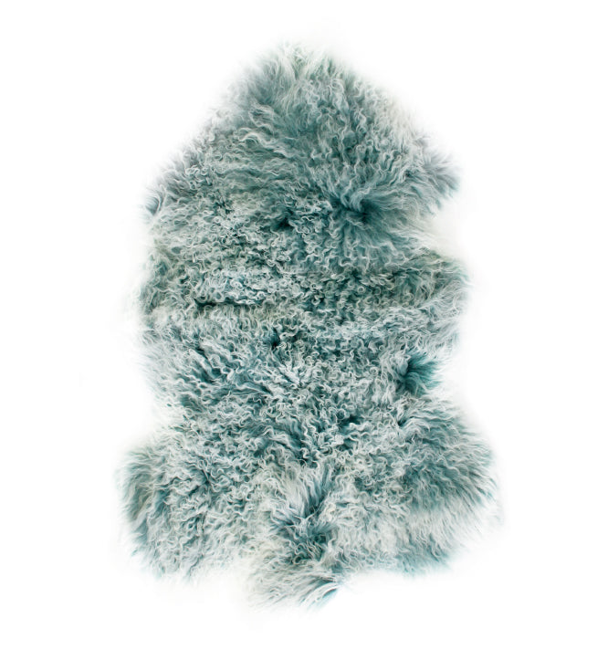 Tibetan Fur Hide | Blue Snowflake